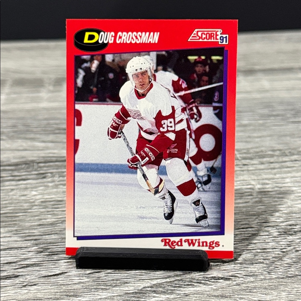 NHL | Score #38: Detroit Red Wings: Doug Crossman (1991) - Vintage Hockey Card